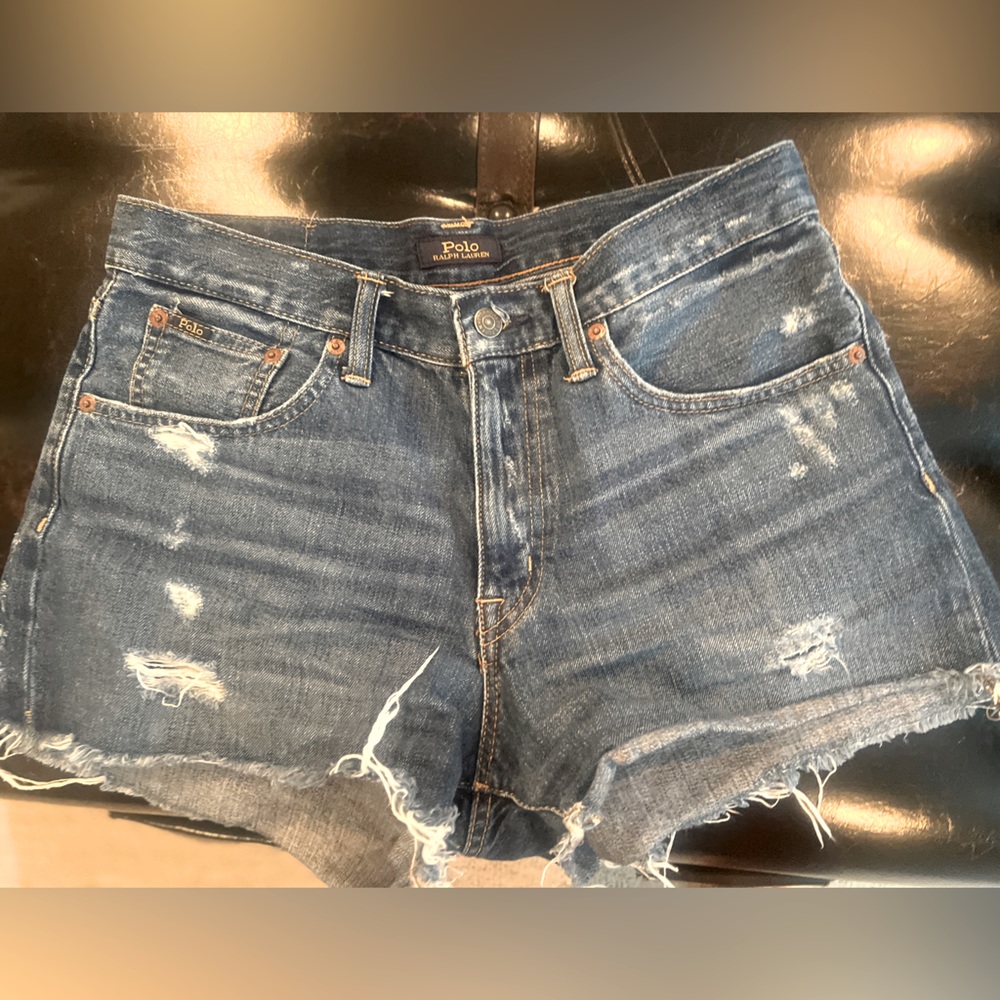 Denim shorts